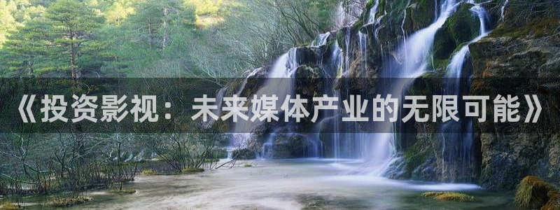 在线视频人人爱：《投资影视：未来媒体产业的无限可能》