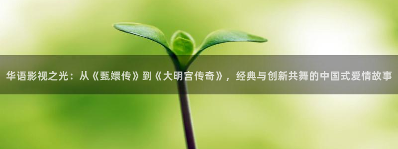 人人人看视频：华语影视之光：从《甄嬛传》到《大明宫传奇》，经典与创新共舞的中国式爱情故事